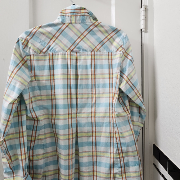 Columbia Womens Vibrant Plaid Button-Down Shirt - Picture 5 of 5